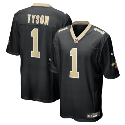 Jordyn Tyson New Orleans Saints 2026 NFL Draft First Round Pick No. 8 Team Game Jersey - Black