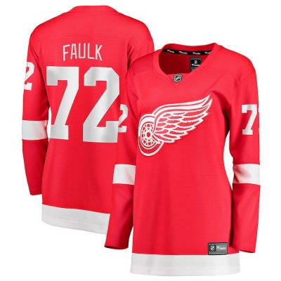 Justin Faulk Detroit Red Wings Women's Home Breakaway Jersey - Red