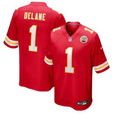 Kansas City Chiefs 2026 NFL Draft First Round Pick No. 6 Team Game Jersey - Red