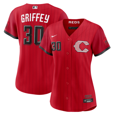 Ken Griffey Jr. Cincinnati Reds Women's 2026 City Connect Stadium Jersey - Red