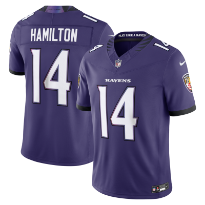 Kyle Hamilton Baltimore Ravens Vapor F.U.S.E. Sewn Down Limited Jersey - Purple