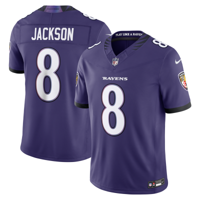 Lamar Jackson Baltimore Ravens Vapor F.U.S.E. Sewn Down Limited Jersey - Purple