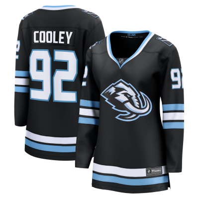 Logan Cooley Utah Mammoth Women's Home Breakaway Jersey - Black