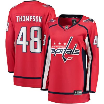 Logan Thompson Washington Capitals Women's Home  Breakaway Jersey - Red