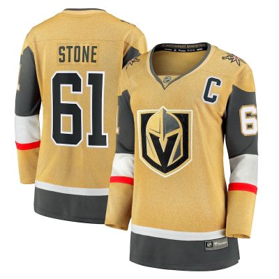Mark Stone Vegas Golden Knights Women's Captain Patch Home Breakaway Player Jersey - Gold