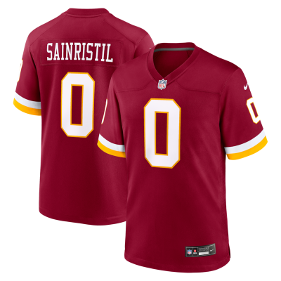 Mike Sainristil Washington Commanders Game Jersey - Burgundy