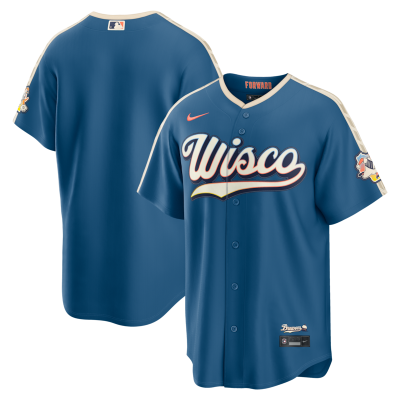 Milwaukee Brewers 2026 City Connect Stadium Jersey - Mineral Blue