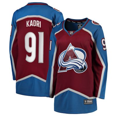 Nazem Kadri Colorado Avalanche Women's Home Breakaway Jersey - Burgundy