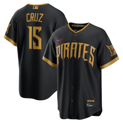 Oneil Cruz Pittsburgh Pirates 2026 City Connect Stadium Jersey - Black
