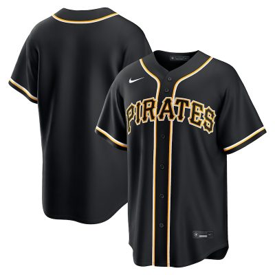 Pittsburgh Pirates Fashion Replica Black Out Jersey