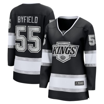 Quinton Byfield Los Angeles Kings Women's Home Breakaway Jersey - Black
