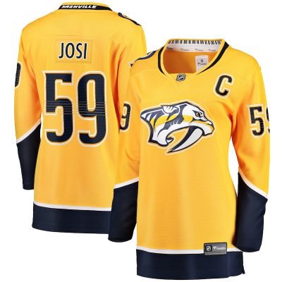 Roman Josi Nashville Predators Women's Home Breakaway Player Jersey - Gold