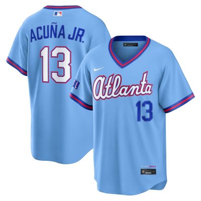 Ronald Acuna Jr. Atlanta Braves 2026 City Connect Stadium Jersey - Powder Blue