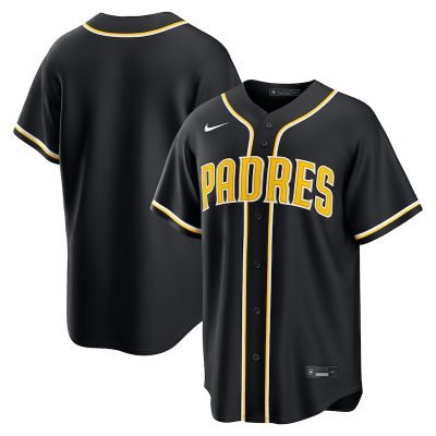 San Diego Padres Fashion Replica Black Out Jersey