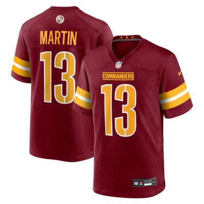 Tay Martin Washington Commanders Team Game Jersey -  Burgundy