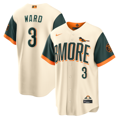 Taylor Ward Baltimore Orioles 2026 City Connect Stadium Jersey - Cream