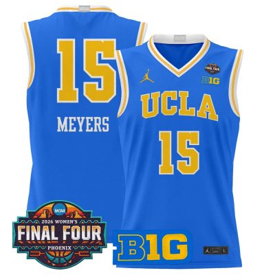 UCLA Bruins 2026 Women's Tournament Final Four Basketball Stitched Jersey - Blue / Ann Meyers