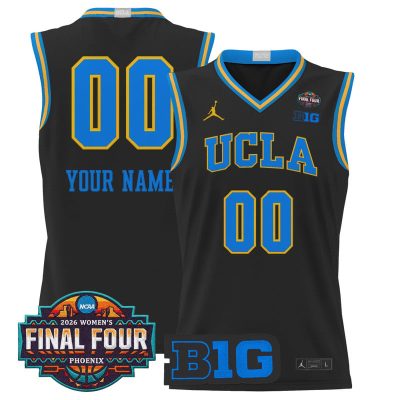 UCLA Bruins 2026 Women's Tournament Final Four Custom Basketball Stitched Jersey - Black
