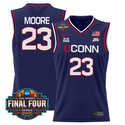 UConn Huskies 2026 Women's Tournament Final Four Basketball Stitched Jersey - Navy / Maya Moore