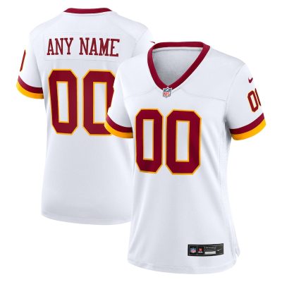 Washington Commanders Women's  Super Bowl Era Custom Game Jersey - White
