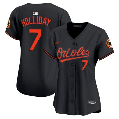 Women's Baltimore Orioles 2026 Vapor Premier Stitched Jersey - Black / Jackson Holliday