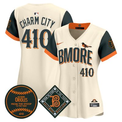 Women's Baltimore Orioles 2026 Vapor Premier Stitched Jersey - City Connect / Charm City 410