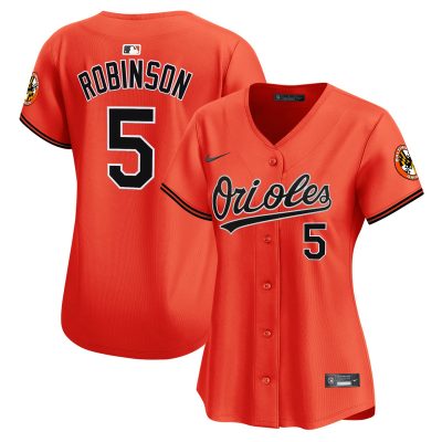 Women's Baltimore Orioles 2026 Vapor Premier Stitched Jersey - Orange / Brooks Robinson