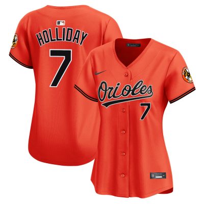 Women's Baltimore Orioles 2026 Vapor Premier Stitched Jersey - Orange / Jackson Holliday