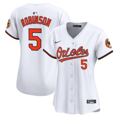 Women's Baltimore Orioles 2026 Vapor Premier Stitched Jersey - White / Brooks Robinson