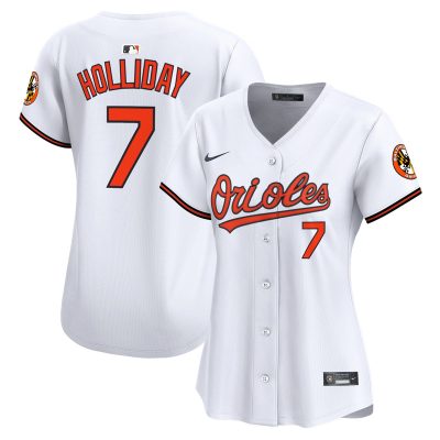 Women's Baltimore Orioles 2026 Vapor Premier Stitched Jersey - White / Jackson Holliday