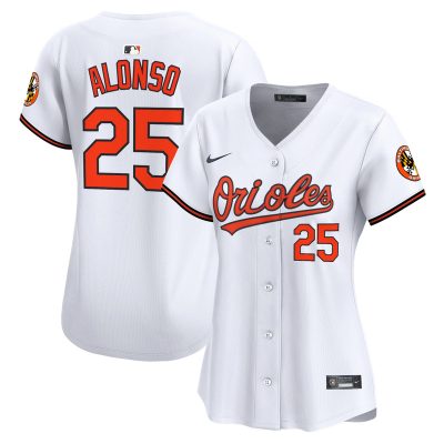 Women's Baltimore Orioles 2026 Vapor Premier Stitched Jersey - White / Pete Alonso