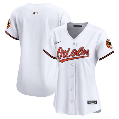 Women's Baltimore Orioles 2026 Vapor Premier Stitched Jersey - White / Team
