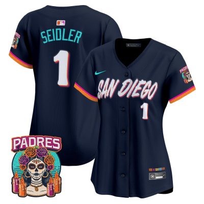 Women's San Diego Padres 2026 City Connect Vapor Premier Stitched Jersey - City Connect / Peter Seidler