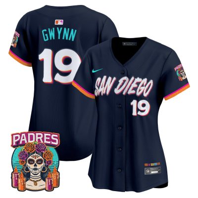 Women's San Diego Padres 2026 City Connect Vapor Premier Stitched Jersey - City Connect / Tony Gwynn