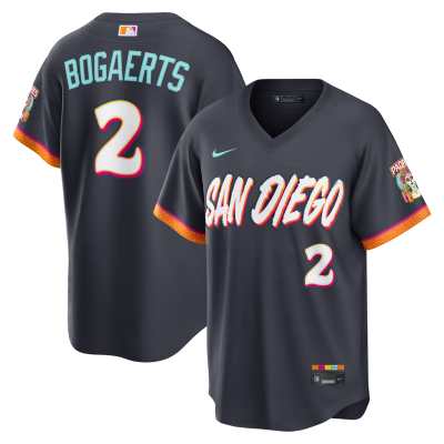Xander Bogaerts San Diego Padres 2026 City Connect Stadium Jersey - Obsidian