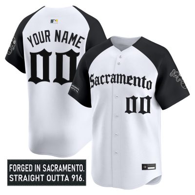 Athletics 'Sacramento Gothic Edition' Vapor Premier Limited Custom Jersey - Alternate