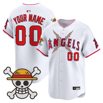 Los Angeles Angels x One Piece Vapor Premier Limited Custom Jersey - White