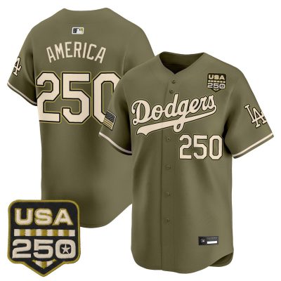 Los Angeles Dodgers 2026 Armed Forces Day Vapor Premier Limited Jersey - #250 America