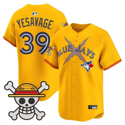 Men's Blue Jays x One Piece Vapor Premier Limited Jersey - Gold / Trey Yesavage