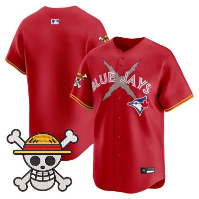 Men's Blue Jays x One Piece Vapor Premier Limited Jersey - Red / Team