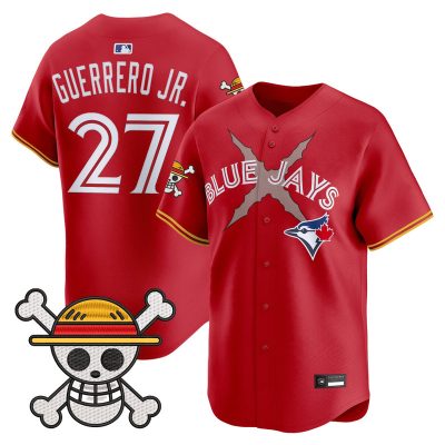 Men's Blue Jays x One Piece Vapor Premier Limited Jersey - Red / Vladimir Guerrero Jr.
