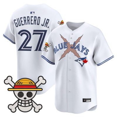 Men's Blue Jays x One Piece Vapor Premier Limited Jersey - White / Vladimir Guerrero Jr.