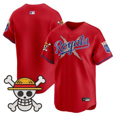 Men's Kansas City Royals x One Piece Vapor Premier Limited Jersey - Red / Team