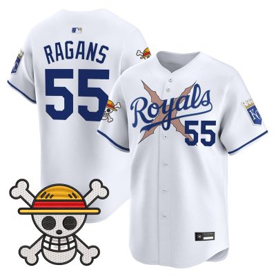 Men's Kansas City Royals x One Piece Vapor Premier Limited Jersey - White / Cole Ragans