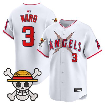 Men's Los Angeles Angels x One Piece Vapor Premier Limited Jersey - White / Taylor Ward