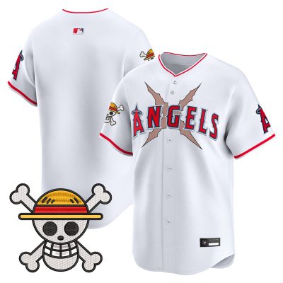 Men's Los Angeles Angels x One Piece Vapor Premier Limited Jersey - White / Team