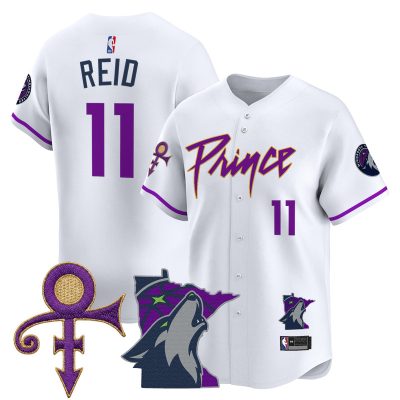 Men's Minnesota Timberwolves Prince Patch Vapor Baseball Jersey - Association / Naz Reid