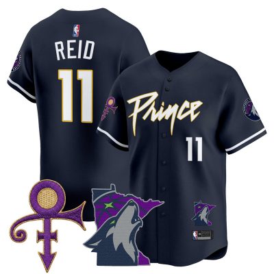Men's Minnesota Timberwolves Prince Patch Vapor Baseball Jersey - Icon / Naz Reid