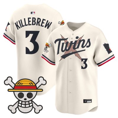 Men's Minnesota Twins x One Piece Vapor Premier Limited Jersey - Cream / Harmon Killebrew