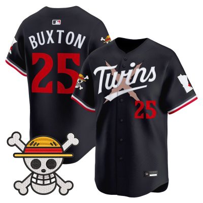 Men's Minnesota Twins x One Piece Vapor Premier Limited Jersey - Navy / Byron Buxton